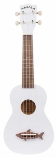 MK-SS/WHT MAKALA SHARK, SOPRANO UKULELE, GREAT WHI