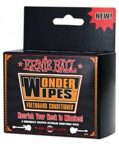 4276 Wonder Wipes Fretboard Conditioner 6 Pack Ernie Ball
