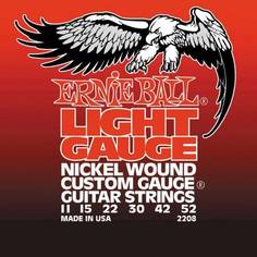 2208 Light Nickel Wound w/ wound G Electric Guitar Strings - 11-52 Gauge Ernie Ball