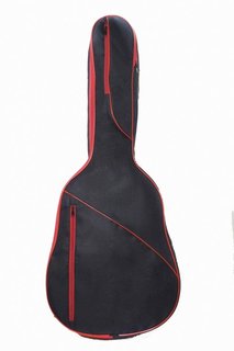 ЧГУ-09Б Чехол для гитары с увел.корпусом: с карманами(прорезной+накладной), цветной кедер и цветная молния по всей длине( Стакс