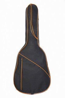 ЧГУ-09Б Чехол для гитары с увел.корпусом: с карманами(прорезной+накладной), цветной кедер и цветная молния по всей длине( Стакс