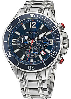 Швейцарские наручные мужские часы Nautica NAPNSS123. Коллекция NST Chronograph