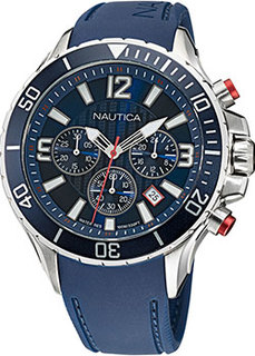 Швейцарские наручные мужские часы Nautica NAPNSS116. Коллекция NST Chronograph