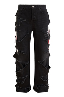 Черные комбинированные джинсы Balenciaga