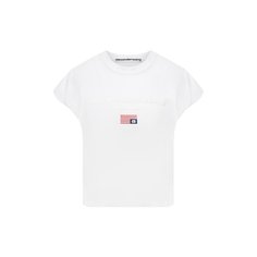 Хлопковая футболка Alexander Wang