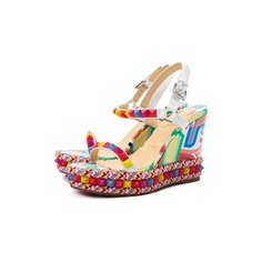 Кожаные босоножки Pyraclou 110 Christian Louboutin