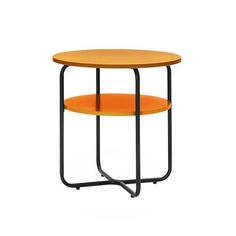 Журнальный стол bauhaus (woodi) оранжевый 60.0 см.