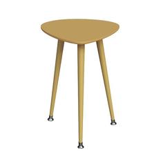 Приставной стол капля монохром (woodi) желтый 50.0x58.0x43.0 см.