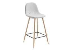 Полубарный стул nilson (la forma) серый 47x91x48 см.