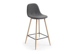 Полубарный стул nilson (la forma) серый 47x91x48 см.