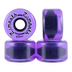 Колеса для лонгборда Z-Flex Z-Smooth Wheels 63 mm Purple Transparent