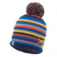 Шапка Buff Knitted&Polar Hat Child Lasse Blue/Navy
