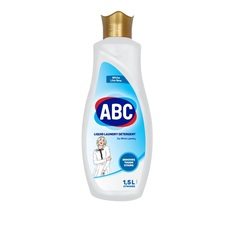 Жидкое средство ABC для стирки белых тканей 1,5 л