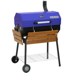 Гриль барбекю угольный Guruss BBQ cg-075 синий