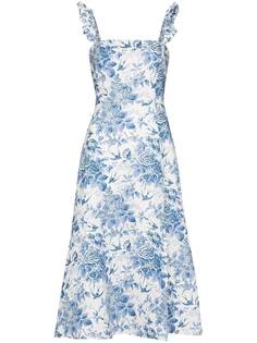 Reformation платье миди Spaulding с цветочным принтом