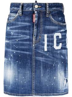 Dsquared2 джинсовая юбка Icon