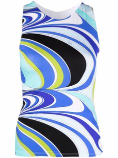 Emilio Pucci топ с принтом Libellula