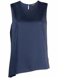 Theory блузка асимметричного кроя