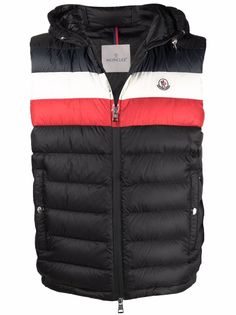 Moncler дутый жилет Timothe с капюшоном