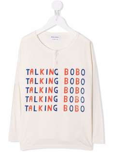 Bobo Choses футболка с длинным рукавами и надписью