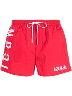 Dsquared2 плавки-шорты с логотипом