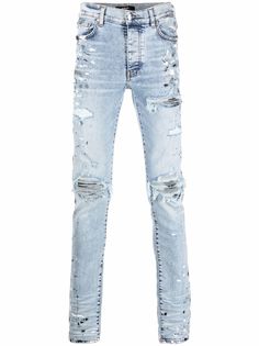 AMIRI джинсы скинни с эффектом потертости