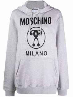 Moschino худи с принтом Double Question Mark