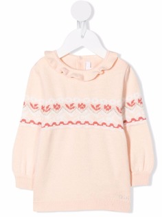 Chloé Kids джемпер с орнаментом