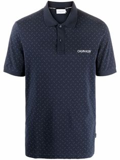 Calvin Klein рубашка поло с вышитым логотипом