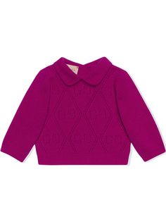 Gucci Kids джемпер с узором GG