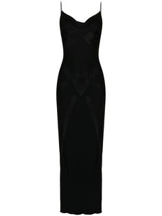 John Galliano Pre-Owned платье-комбинация с V-образным вырезом