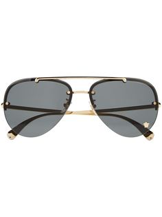 Versace Eyewear солнцезащитные очки-авиаторы Medusa Glam