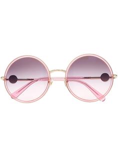 Versace Eyewear солнцезащитные очки Vintage Icon в круглой оправе