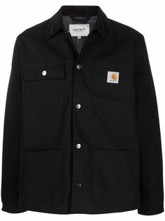 Carhartt WIP куртка-рубашка с нашивкой-логотипом