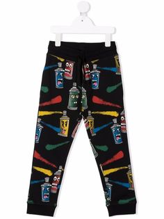 Stella McCartney Kids спортивные брюки с принтом