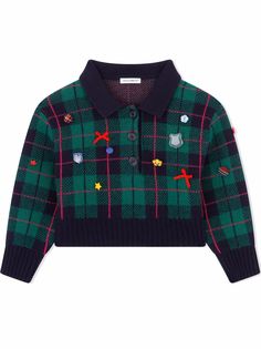 Dolce & Gabbana Kids джемпер в клетку