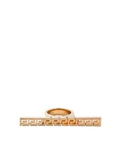 Versace кольцо с узором Greca