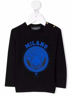 Versace Kids толстовка Milano с длинными рукавами