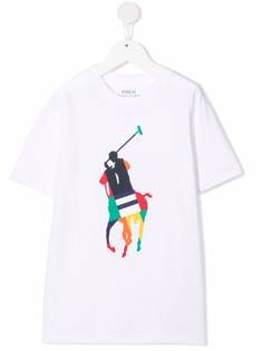 Polo Ralph Lauren Kids футболка с графичным принтом
