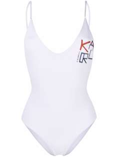 Karl Lagerfeld купальник с логотипом