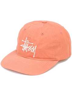 Stussy кепка Low Pro с вышитым логотипом