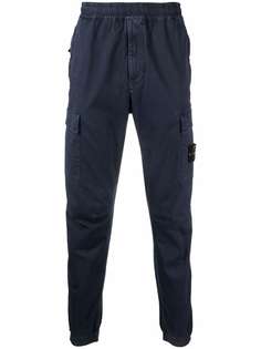 Stone Island брюки карго с нашивкой