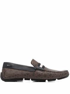 Bally лоферы с монограммой