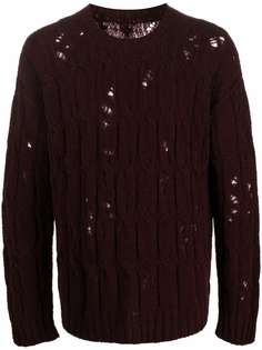 Uma Wang джемпер фактурной вязки