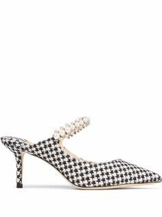 Jimmy Choo мюли Bing 65 в ломаную клетку