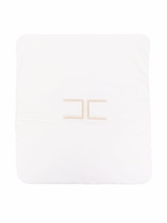 Elisabetta Franchi La Mia Bambina одеяло с вышитым логотипом