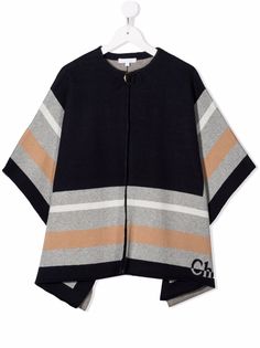 Chloé Kids трикотажный кейп