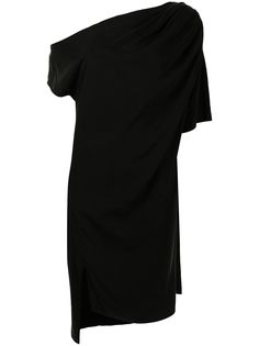 Lisa Von Tang платье миди асимметричного кроя с драпировкой