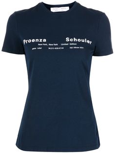 Proenza Schouler White Label футболка с логотипом