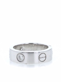 Cartier кольцо Love 2010-го года из белого золота с бриллиантом
